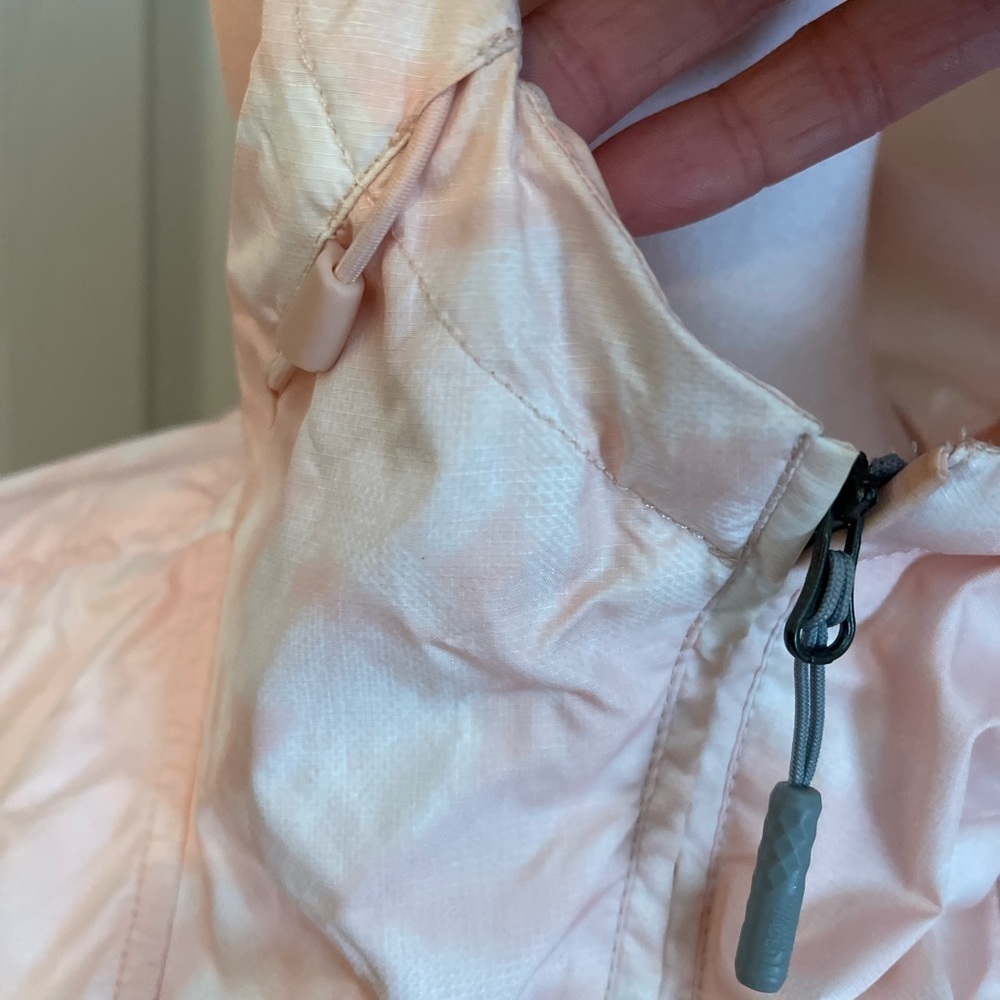 The North Face Fanorak Windwall pink tie dye pullover 1/4 zip windbreaker Size S - Picture 5 of 12